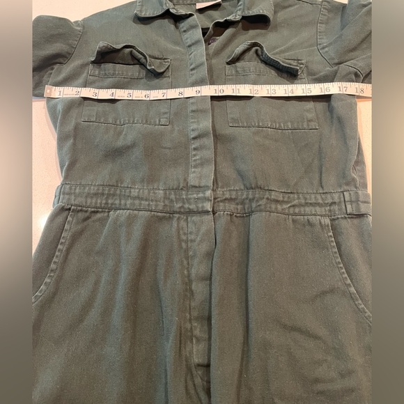 Rue Stiic Ukiyo Worksuit/Jumper/Jumpsuit Sort Sleeve in Emerald Green- Large - Picture 13 of 13